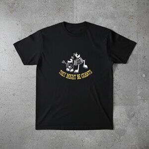 Indie Band Inspired Graphic T-Shirt – Cartoon Music Tee – Black Unisex Shirt